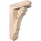 Ekena Millwork Olympic Arts and Crafts Smooth Bracket w/ Offset Brace, Douglas Fir, 7 1/2"W x 26"D x 38"H BKT0806X26X38OLY03SDF - alternate 1